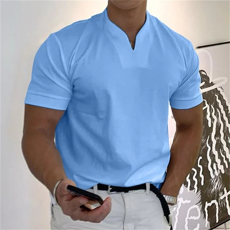 Atmungsaktives Herren Fitnessshirt mit V-Ausschnitt – 1 kaufen, 1 gratis – Timo