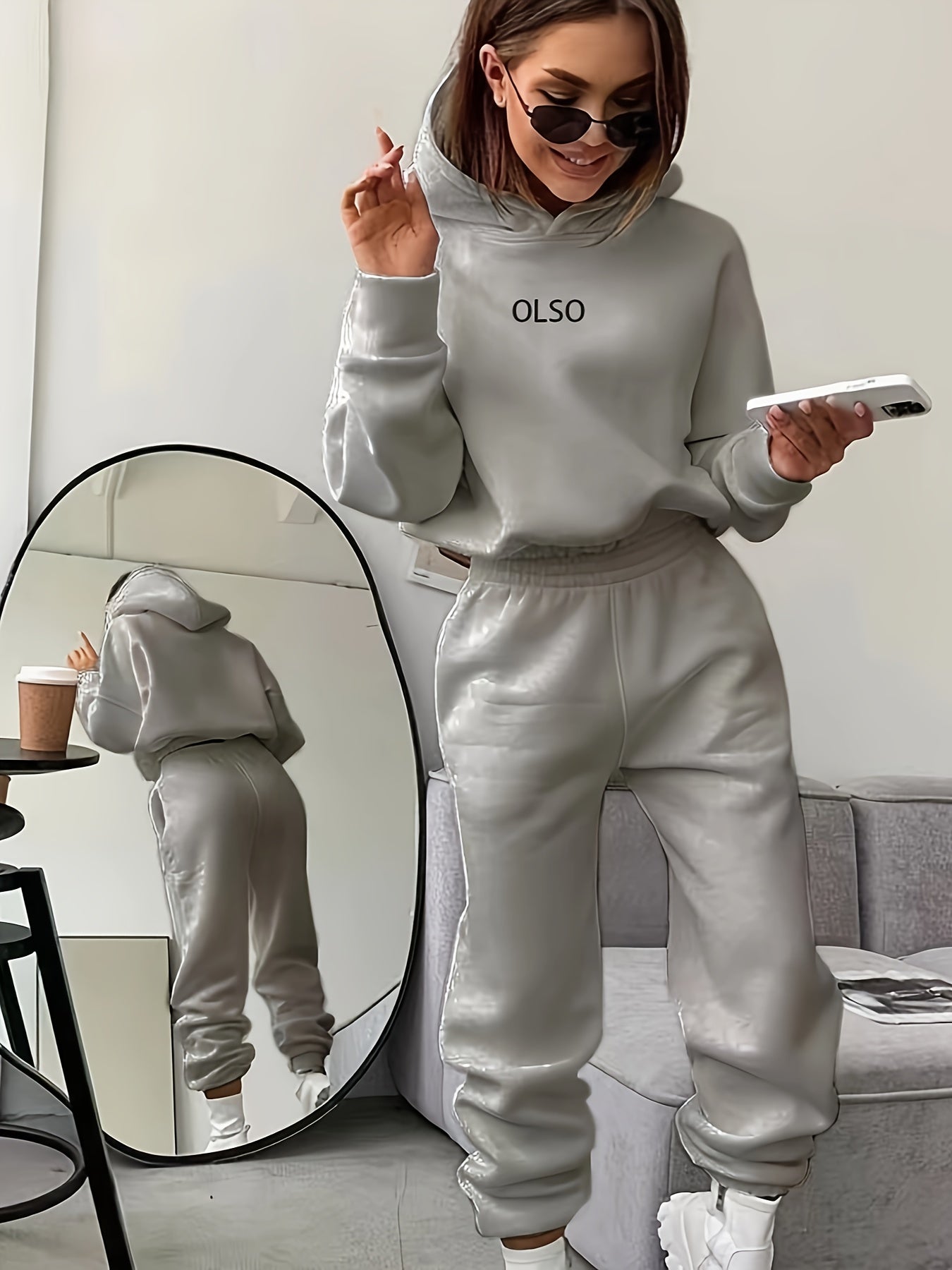 WW | Damen Freizeit Kapuzenpullover und Jogginghosen