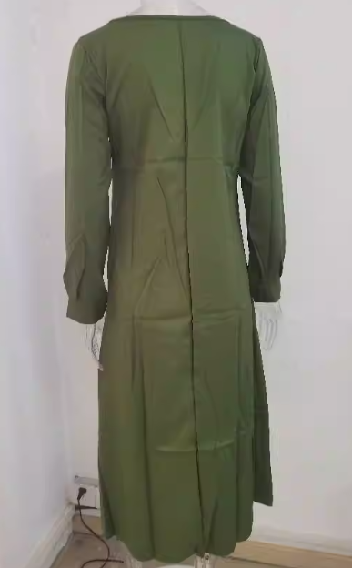 Lockeres Kleid Mit V Ausschnitt Für Damen | Maxi