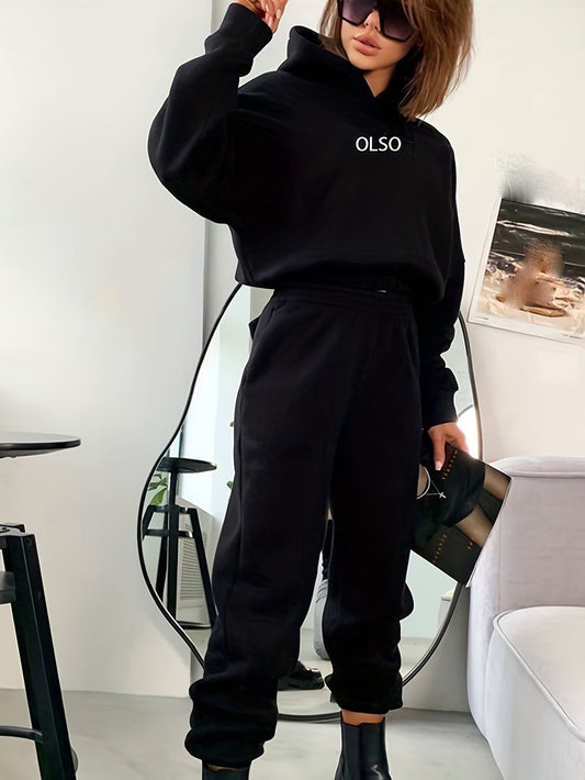 WW | Damen Freizeit Kapuzenpullover und Jogginghosen