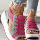 Amy – stylische sandalen mit kontrasteinsatz und fußgewölbestütze