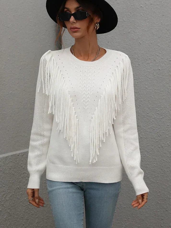 Glenette – Stylischer Strickpullover aus Baumwolle