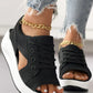 Amy – stylische sandalen mit kontrasteinsatz und fußgewölbestütze