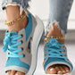 Amy – stylische sandalen mit kontrasteinsatz und fußgewölbeunterstützung