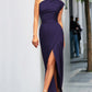Abendkleid Mit Schlitz Und Einer Schulter Für Damen | Maxi