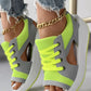Amy – stylische sandalen mit kontrasteinsatz und fußgewölbeunterstützung