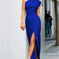 Abendkleid Mit Schlitz Und Einer Schulter Für Damen | Maxi