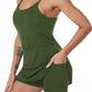 Aktives Sportkleid mit integrierten Shorts und Taschen – Liana