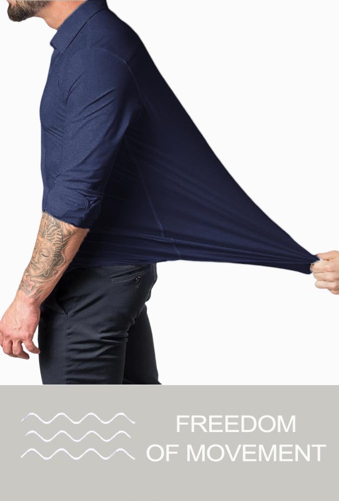 Slim-Fit Herrenhemd für Frühling 2025 – Knitterfrei – David