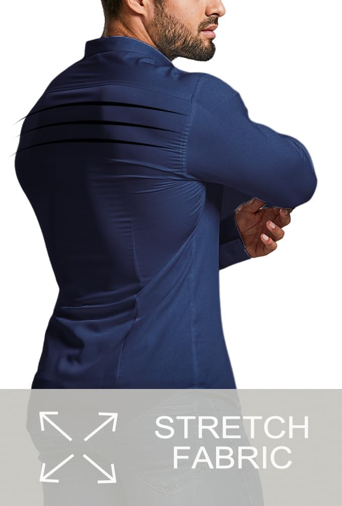 Slim-Fit Herrenhemd für Frühling 2025 – Knitterfrei – David