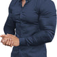 Slim-Fit Herrenhemd für Frühling 2025 – Knitterfrei – David