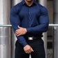 Slim-Fit Herrenhemd für Frühling 2025 – Knitterfrei – David