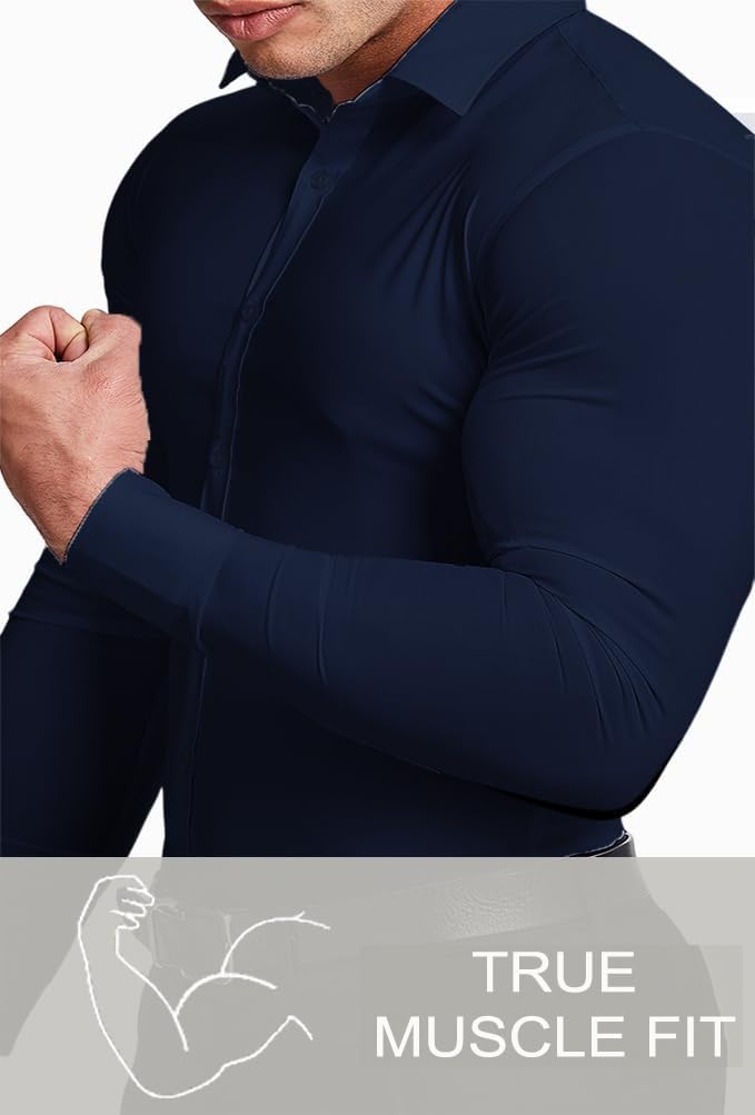 Slim-Fit Herrenhemd für Frühling 2025 – Knitterfrei – David