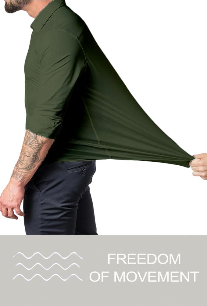 Slim-Fit Herrenhemd für Frühling 2025 – Knitterfrei – David