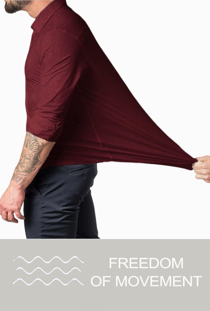 Slim-Fit Herrenhemd für Frühling 2025 – Knitterfrei – David