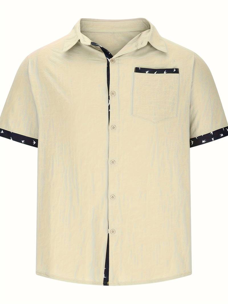 David – stilvolles, lässiges button-up-hemd für herren