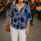 Odylle - Bluse mit Blumendruck