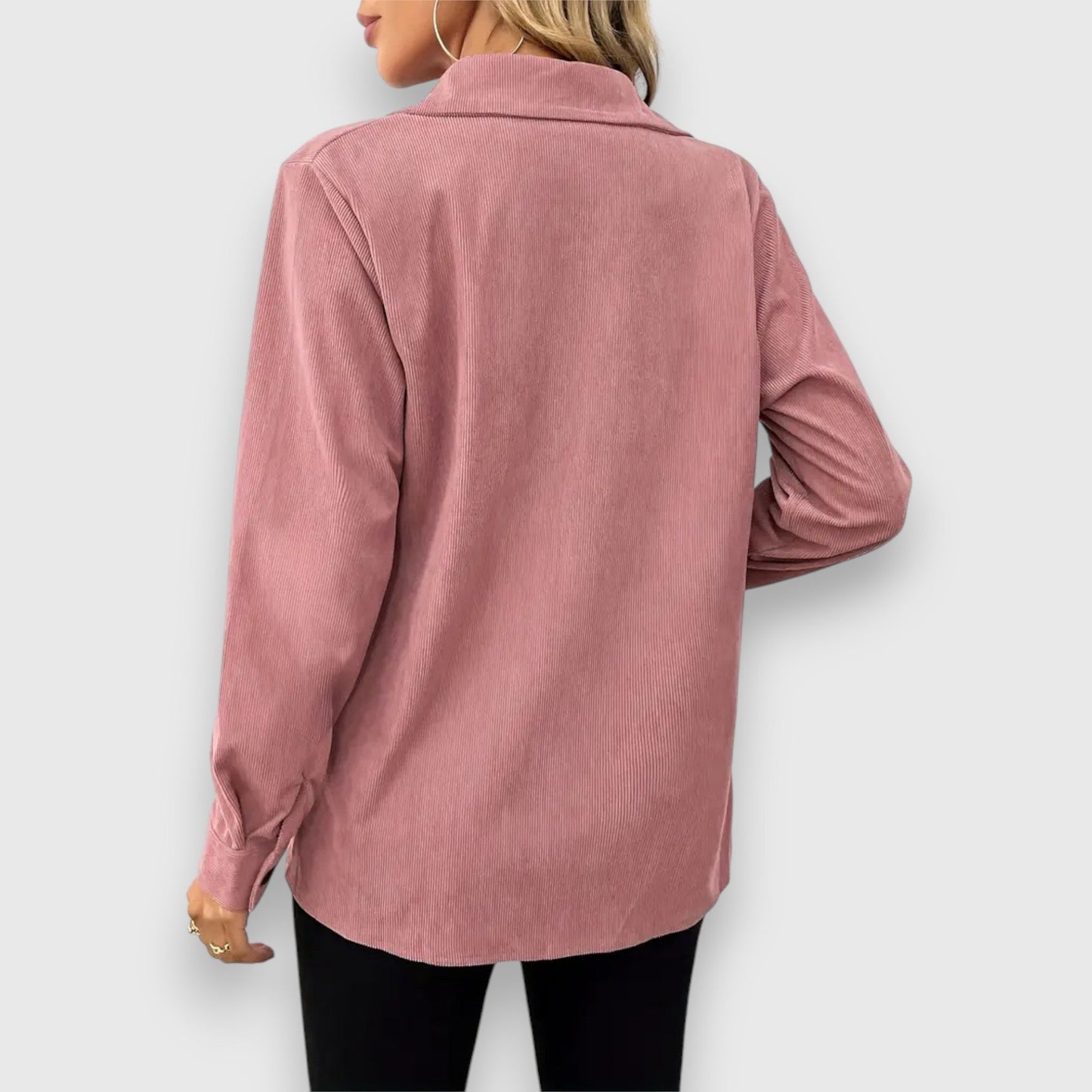 Selina – Hemdjacke im Cord-Look