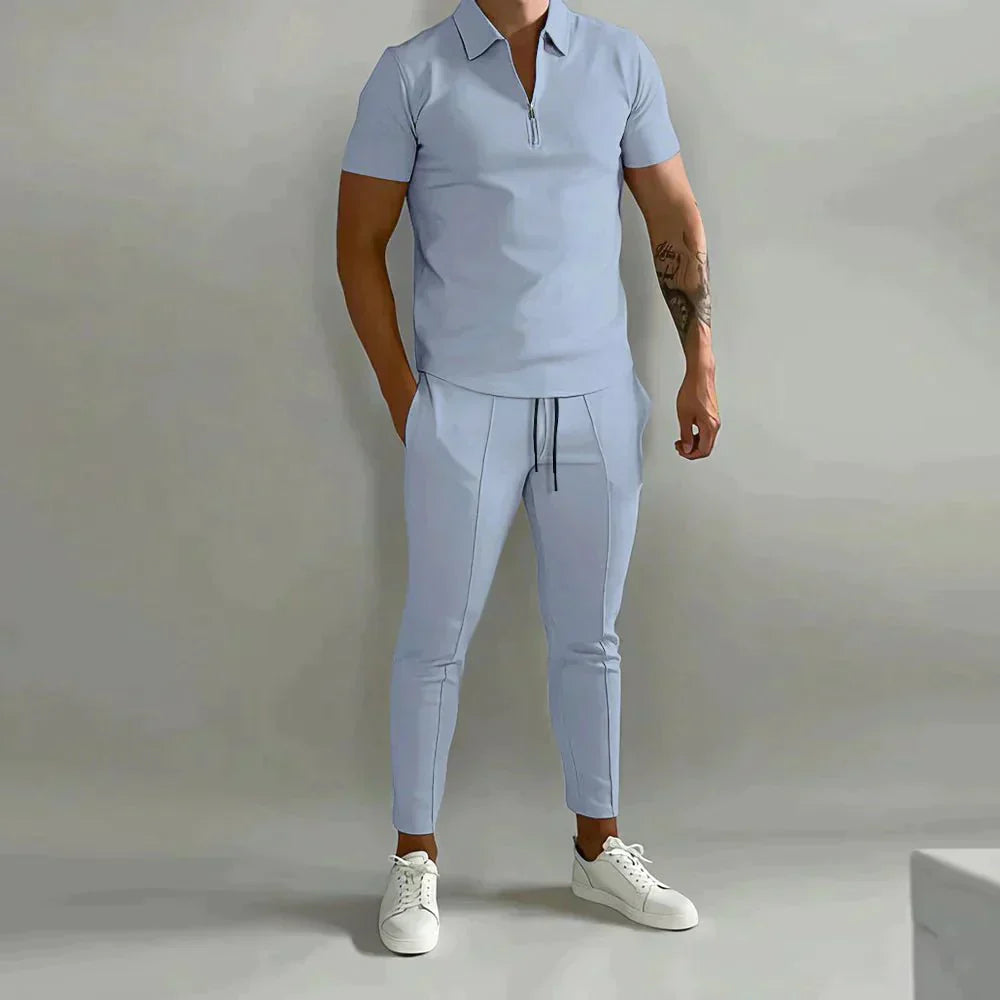 Leinen-Hemd und Hose im Herren-Set – Adrian