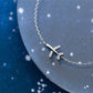 Silbernes Flugzeug-Armband