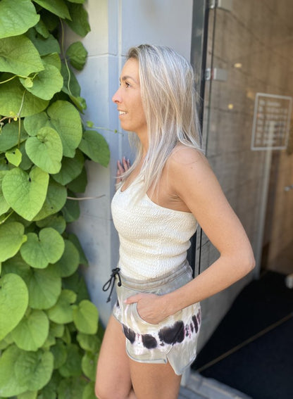 Damen Sommer-Top im X-Wrap-Stil | Xenia