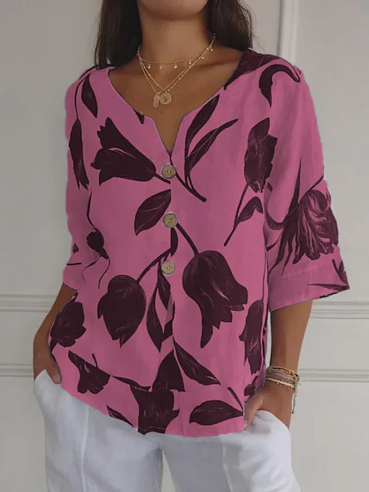 Odylle - Bluse mit Blumendruck