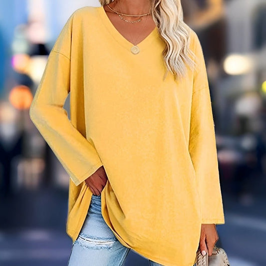 Damen Sommerpullover mit V-Ausschnitt - Lucinda