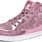 Casual Glitter-Sneakers – NeonFlash