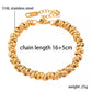 Goldene Perlen Kettenarmband