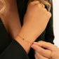 Rundes Edelstein-Geburtsstein-Armband