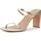 Blockabsatz-Sandalen mit Quadratischer Spitze – Eline, Sommer 2025 Edition