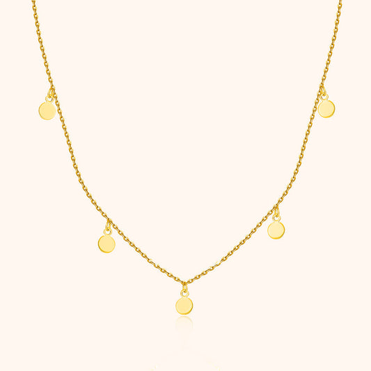 Halskette mit kleinen Kreisen - Aylin