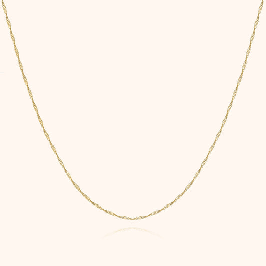 Wellenförmige Halskette - Aurélie