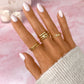 Stilvoller Verzweigter Ring – Nora