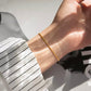Bändchen  | Minimalistisches Armband mit Schlangen schließe