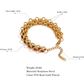 Stil Wickel | Kette Verstellbares Charme-Armband