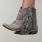 Stilvolle Damen Stiefel mit Fransen - Selena