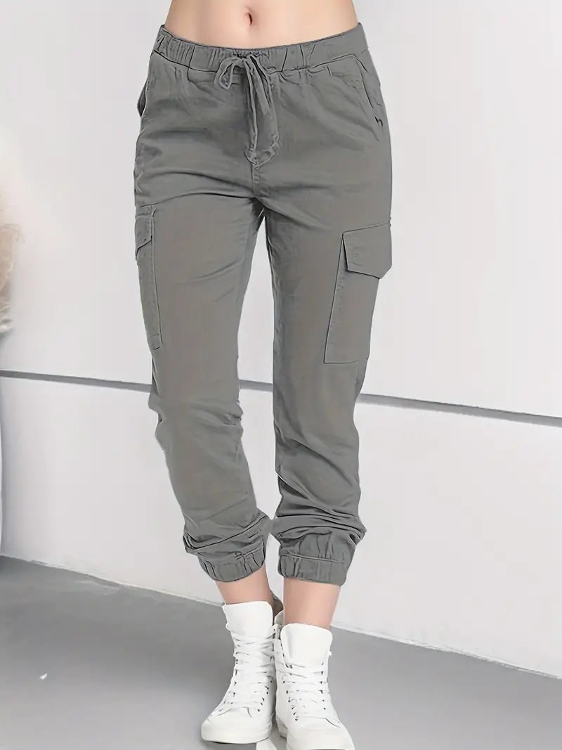 Aveline | Frühlings-Cargohose mit Kordelzug