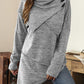 Asymmetrisches Sommer-Shirt mit Wasserfallkragen - Liora