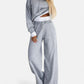 Zweifarbige Hoodie-Set mit Weiten Hosenbeinen - Isabelle