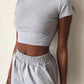2-teiliges Sommer-Sport-Outfit I Top und Short von ElizabethsSet