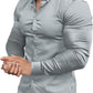 Slim-Fit Herrenhemd für Frühling 2025 – Knitterfrei – David