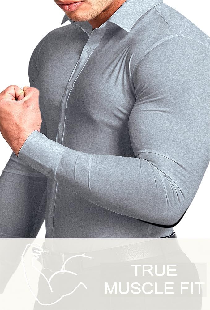 Slim-Fit Herrenhemd für Frühling 2025 – Knitterfrei – David