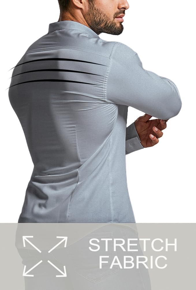 Slim-Fit Herrenhemd für Frühling 2025 – Knitterfrei – David