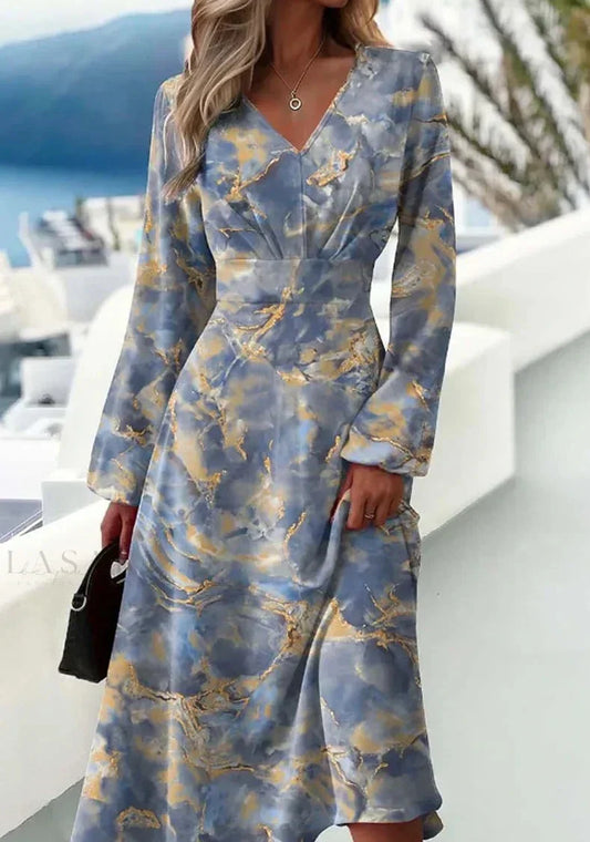 Vintage Frühlingskleid in Grau mit Sweetheart-Ausschnitt - Clarisse