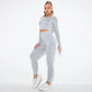 Damen-Yoga-Set für den Sommer 2025 mit Cropped-Top - Nahtlos - Nova