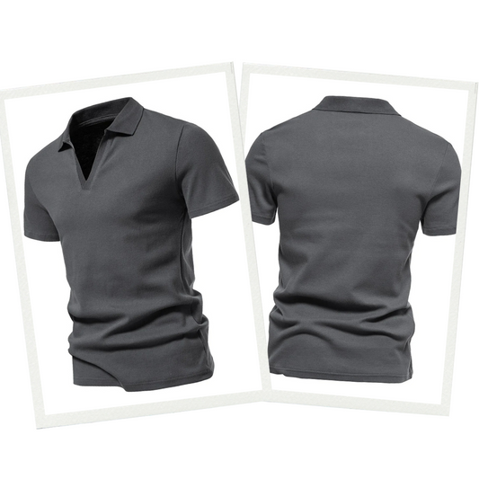 Premium Merino Polo | Herren Kurzarm-Polo für Frühling 2025