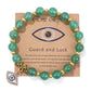 Glückliches türkisches Böses-Augen-Anhänger-Perlenarmband