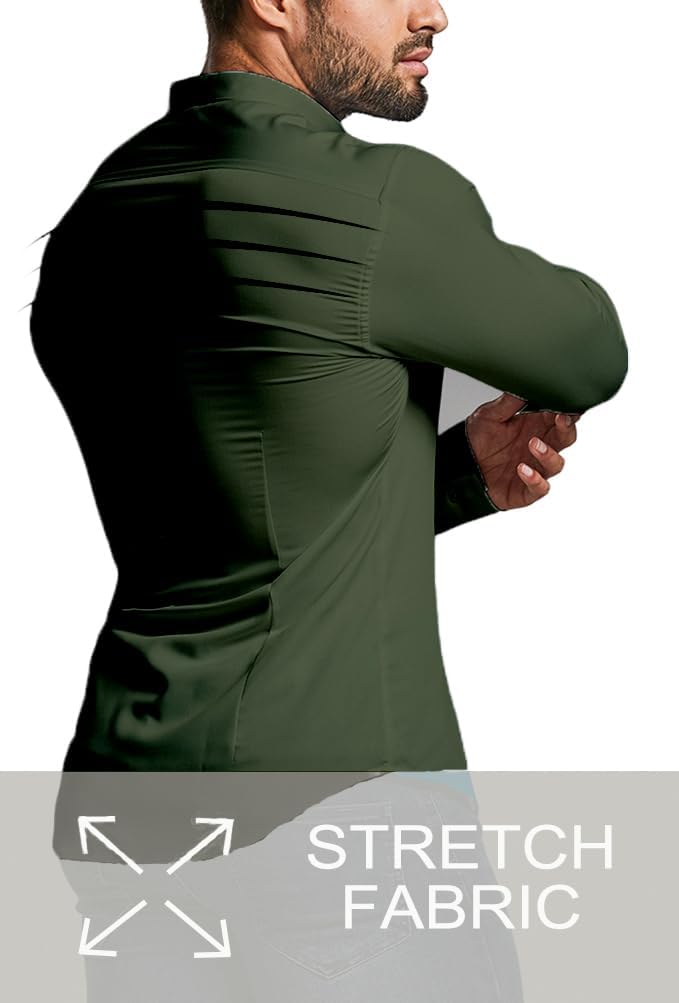 Slim-Fit Herrenhemd für Frühling 2025 – Knitterfrei – David