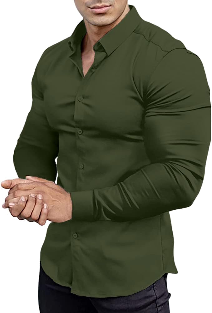 Slim-Fit Herrenhemd für Frühling 2025 – Knitterfrei – David